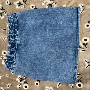 Cello Blue Denim Mini Skirt